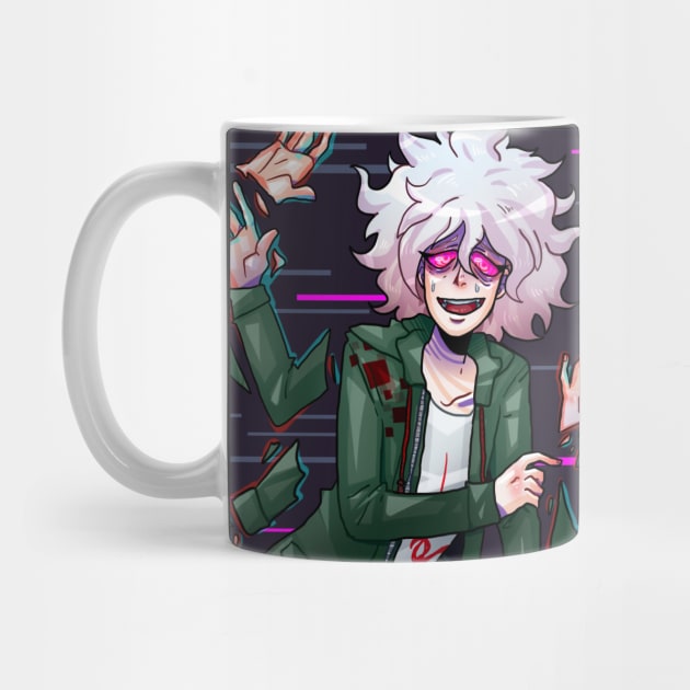 Nagito Komaeda Glitch by Furekah